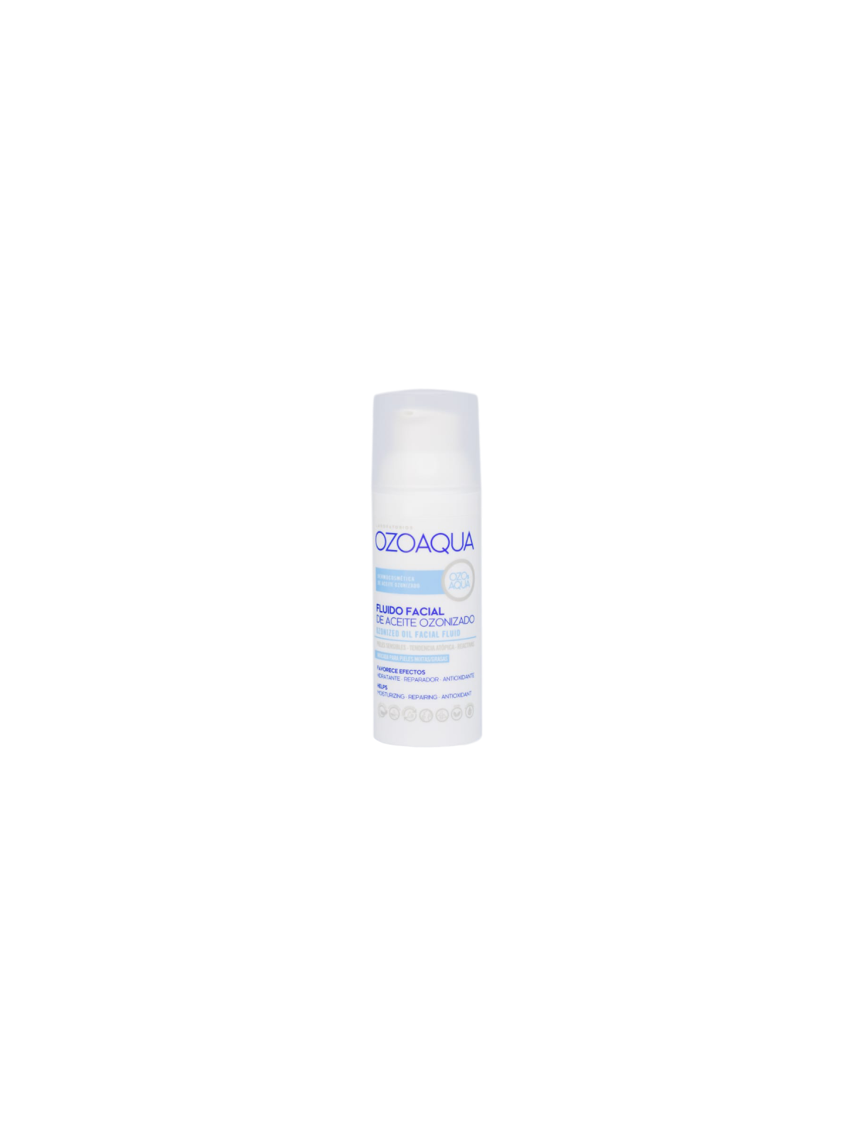 OZOAQUA FLUIDO FACIAL DE ACEITE OZONIZADO 1 ENVA