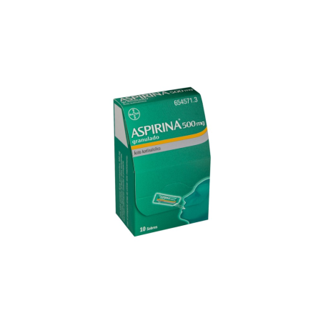 ASPIRINA 500 MG 10 SOBRES GRANULADO ORAL