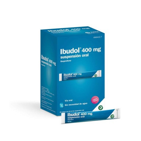 IBUDOL 400 MG 20 SOBRES SUSPENSION ORAL 10 ML