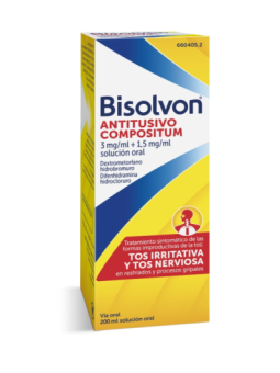 BISOLVON ANTITUSIVO COMPOSITUM 3 MG/ML + 1,5 MG/