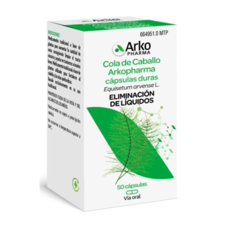 ARKOCAPSULAS COLA DE CABALLO 190 MG 50 CAPSULAS