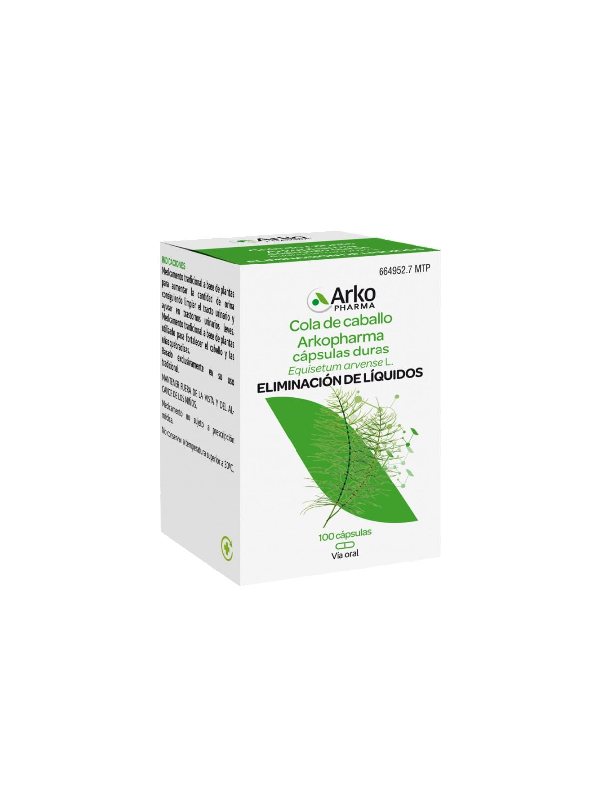 ARKOCAPSULAS COLA DE CABALLO 190 MG 100 CAPSULAS