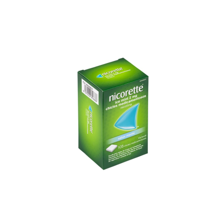 NICORETTE ICE MINT 2 MG 30 CHICLES MEDICAMENTOSO