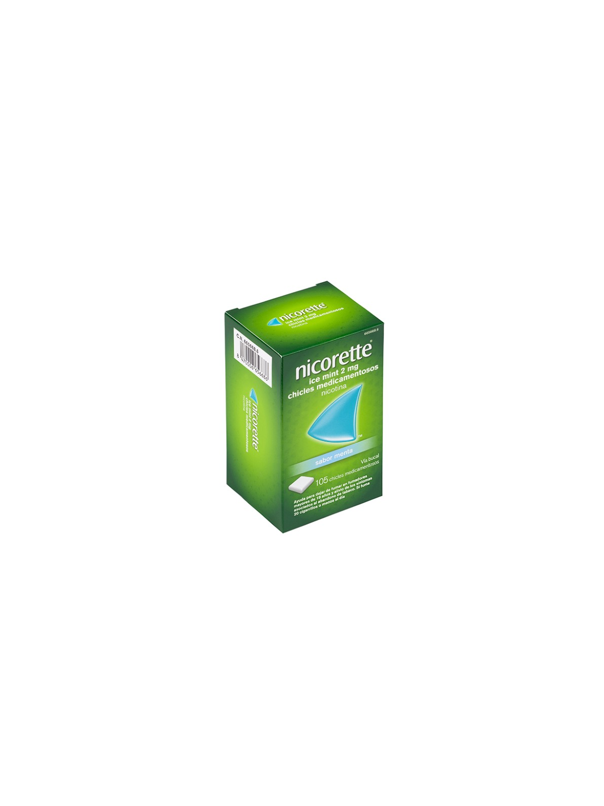 NICORETTE ICE MINT 2 MG 30 CHICLES MEDICAMENTOSO