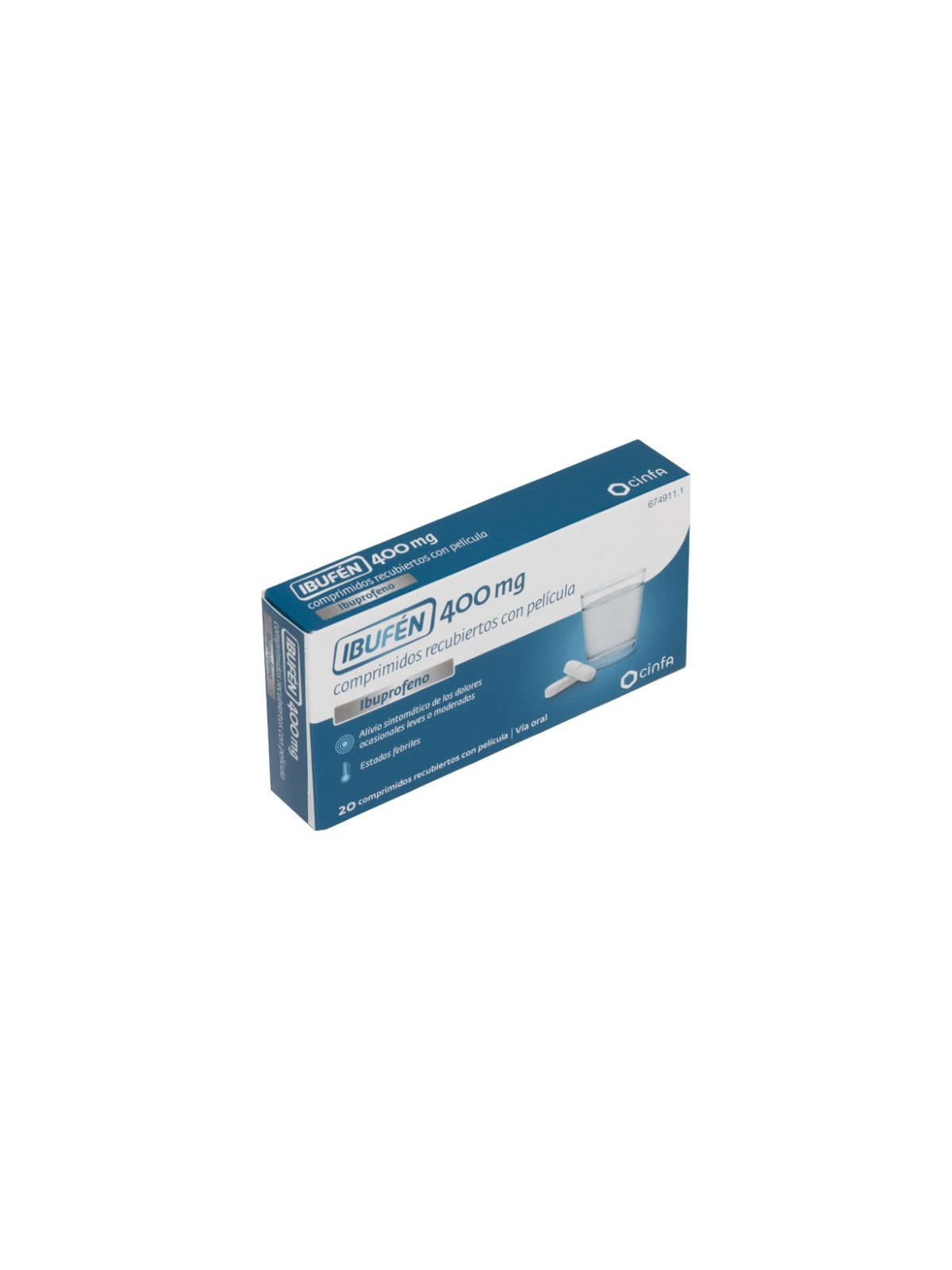 IBUFEN 400 MG 20 COMPRIMIDOS RECUBIERTOS