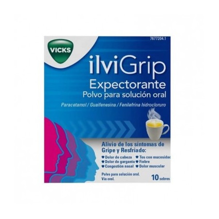 ILVIGRIP EXPECTORANTE 10 SOBRES POLVO PARA SOLUC