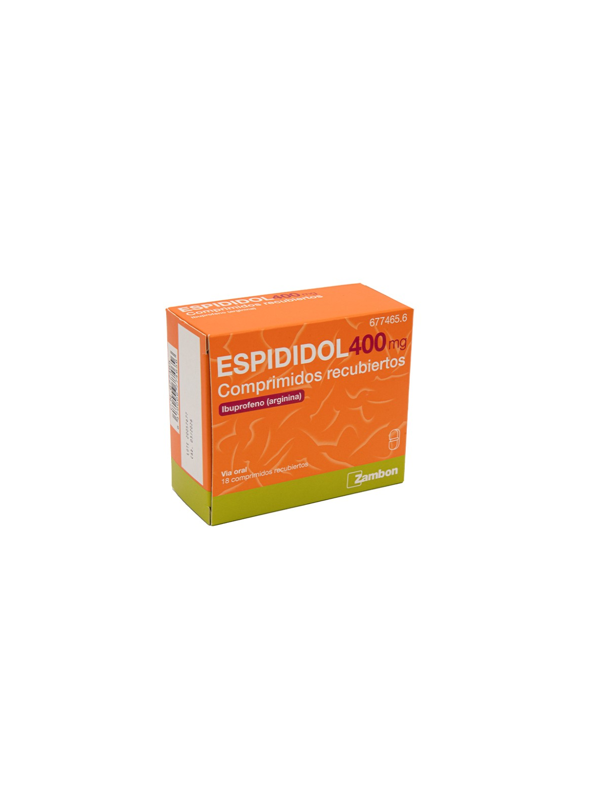 ESPIDIDOL 400 MG 18 COMPRIMIDOS RECUBIERTOS