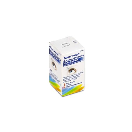 REACTINE LEVOCABASTINA 0,5 MG/ML COLIRIO EN SUSP