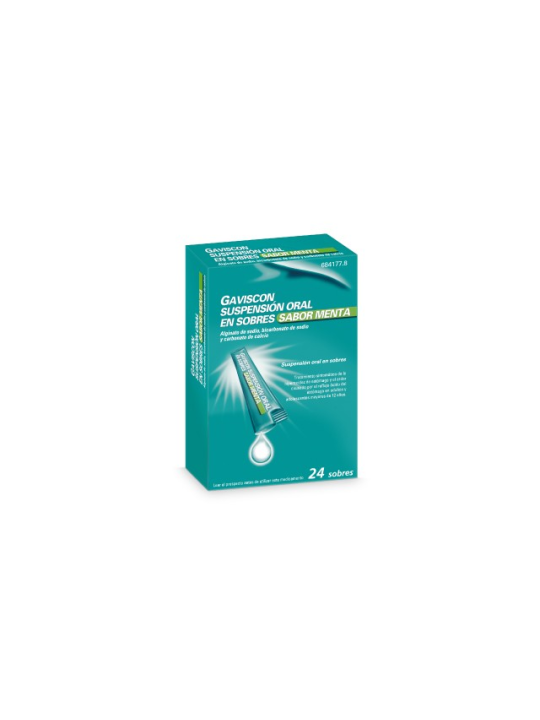 GAVISCON 24 SOBRES SUSPENSION ORAL 10 ML (SABOR