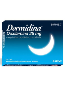 DORMIDINA 25 MG 14 COMPRIMIDOS RECUBIERTOS
