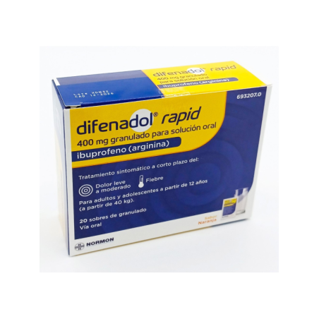 DIFENADOL RAPID EFG 400 MG 20 SOBRES GRANULADO P