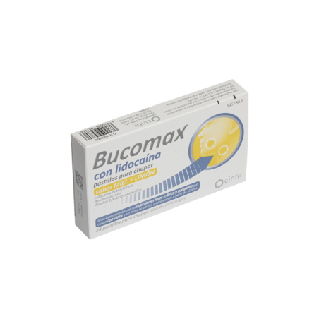 BUCOMAX CON LIDOCAINA 24 PASTILLAS PARA CHUPAR (