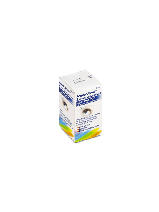 REACTINE LEVOCABASTINA 0,5 MG/ML COLIRIO EN SUSP