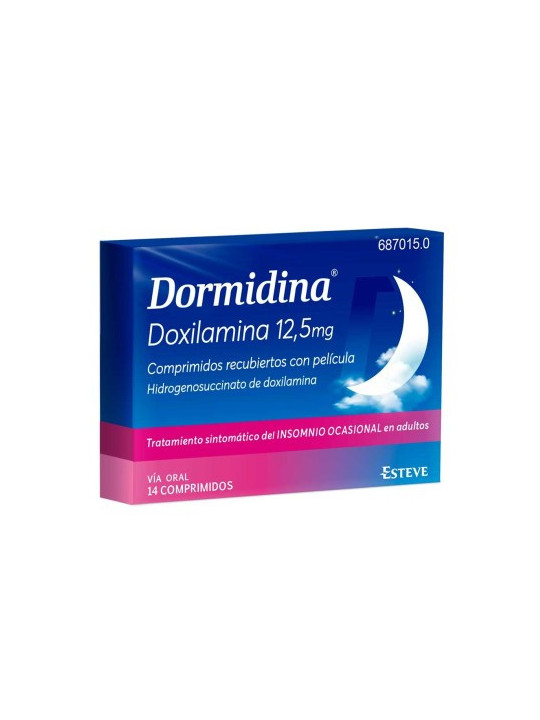 DORMIDINA 12,5 MG 14 COMPRIMIDOS RECUBIERTOS