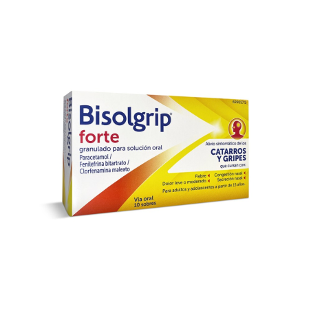 BISOLGRIP FORTE 10 SOBRES GRANULADO PARA SOLUCIO