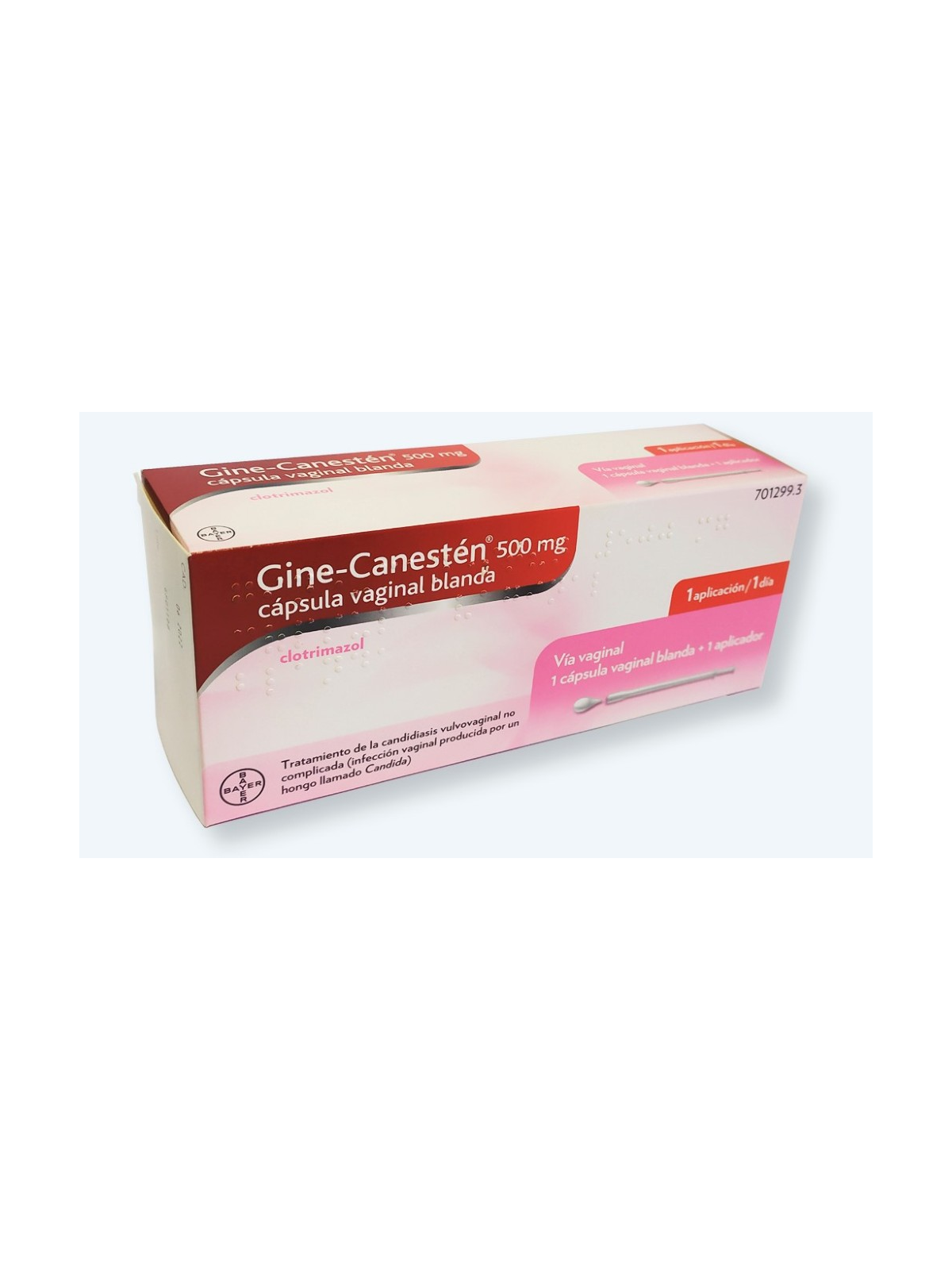 GINE-CANESTEN 500 MG 1 CAPSULA VAGINAL BLANDA
