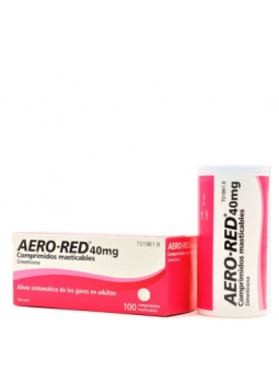 AERO RED 40 MG 100 COMPRIMIDOS MASTICABLES