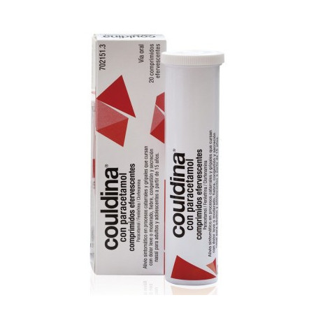 COULDINA CON PARACETAMOL 650 MG/4 MG/10 MG 20 CO