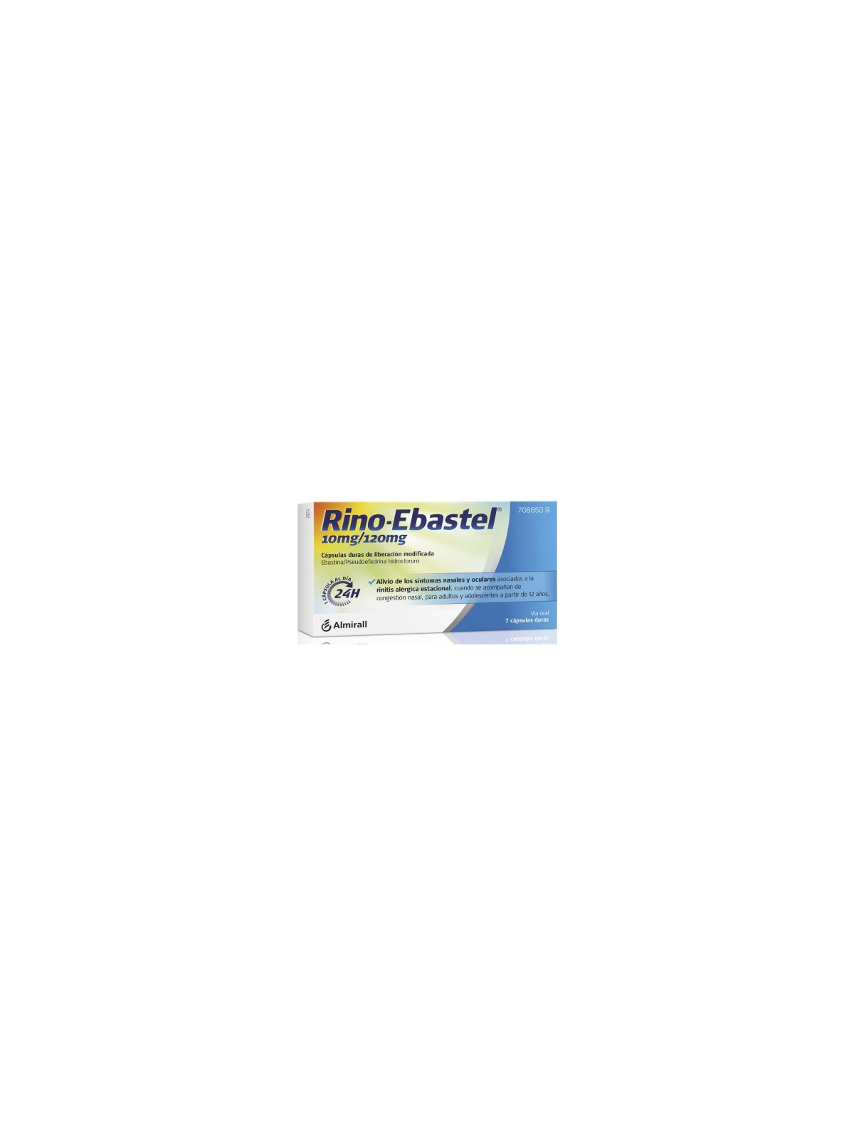 RINO-EBASTEL 10 MG/120 MG 7 CAPSULAS LIBERACION