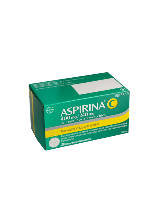 ASPIRINA C 400 MG/240 MG 10 COMPRIMIDOS EFERVESC