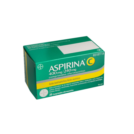 ASPIRINA C 400 MG/240 MG 10 COMPRIMIDOS EFERVESC