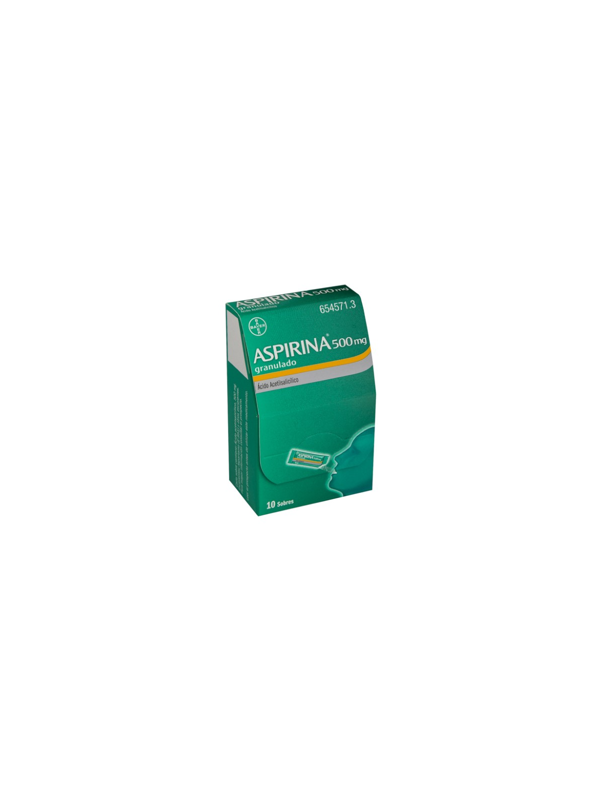 ASPIRINA 500 MG 10 SOBRES GRANULADO ORAL