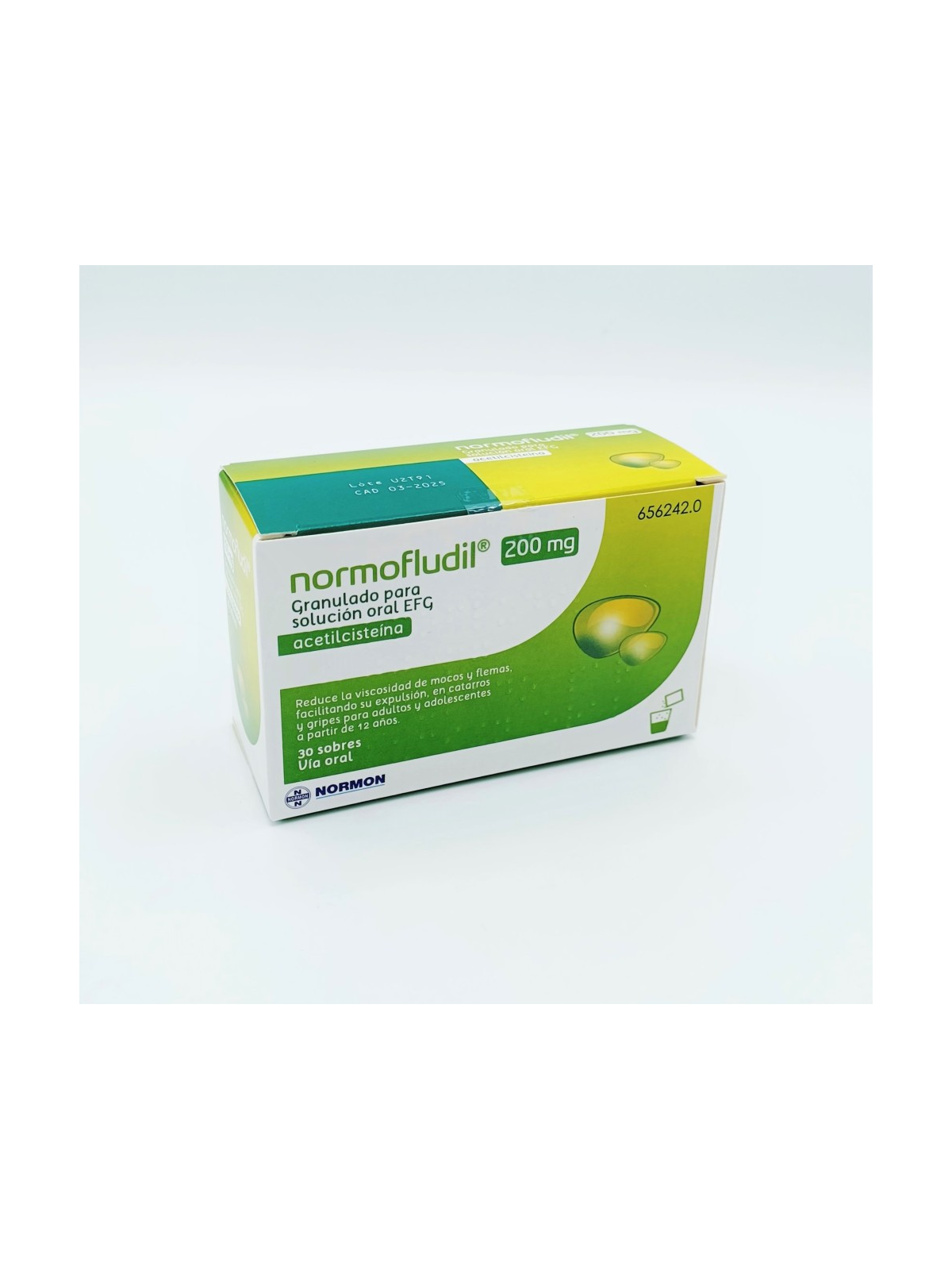 NORMOFLUDIL EFG 200 MG 30 SOBRES GRANULADO PARA