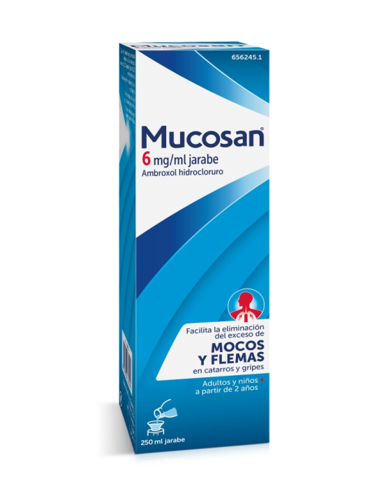 MUCOSAN 6 MG/ML JARABE 1 FRASCO 250 ML