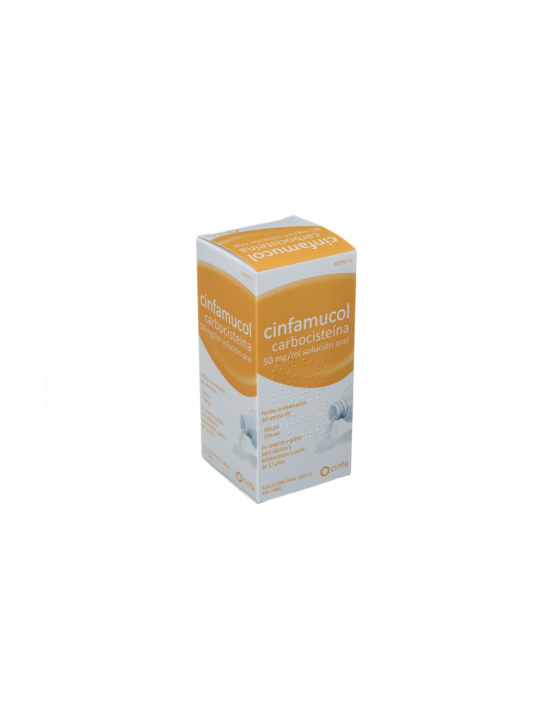 CINFAMUCOL CARBOCISTEINA 50 MG/ML SOLUCION ORAL