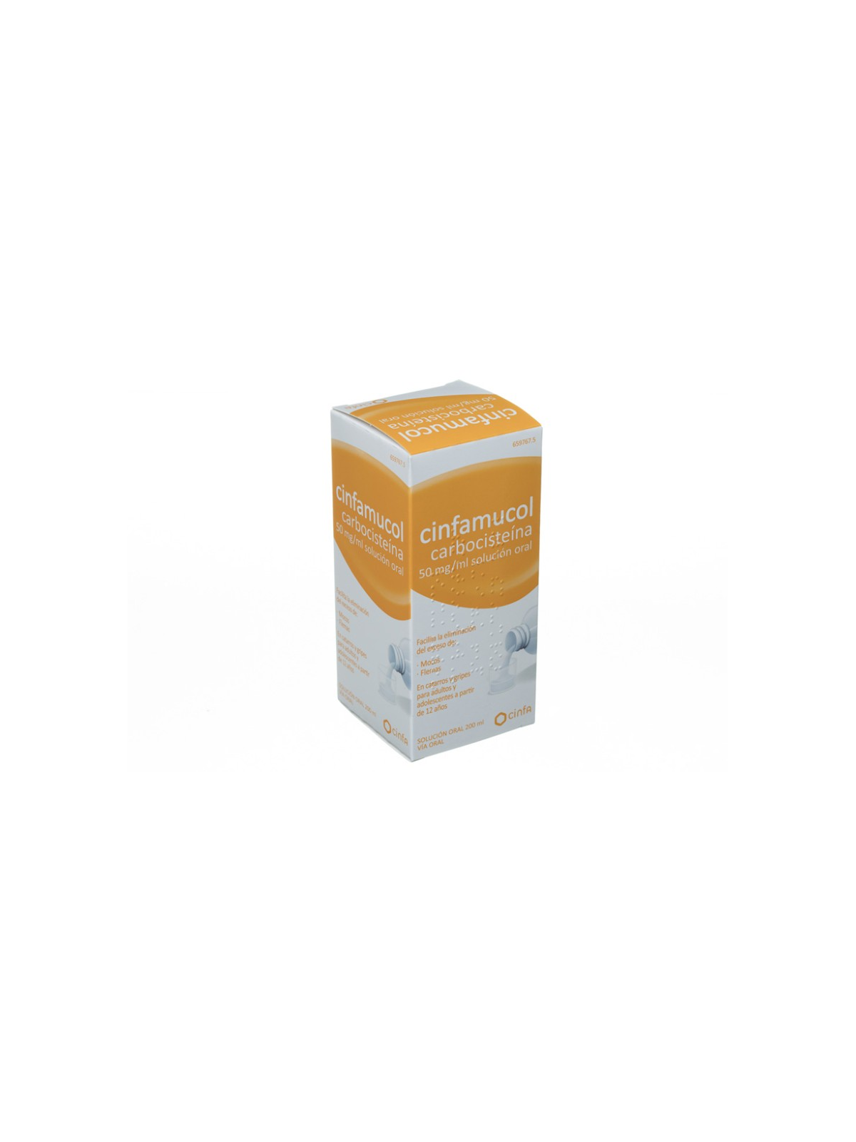 CINFAMUCOL CARBOCISTEINA 50 MG/ML SOLUCION ORAL
