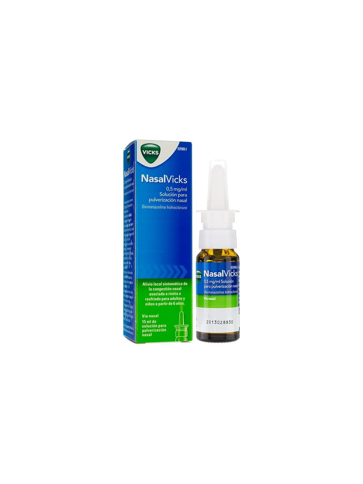NASALVICKS 0,5 MG/ML SOLUCION PARA PULVERIZACION