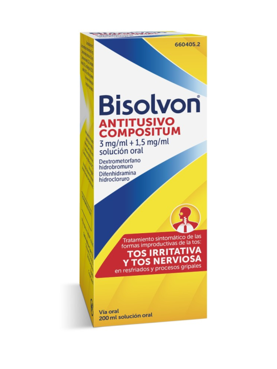 BISOLVON ANTITUSIVO COMPOSITUM 3 MG/ML + 1,5 MG/