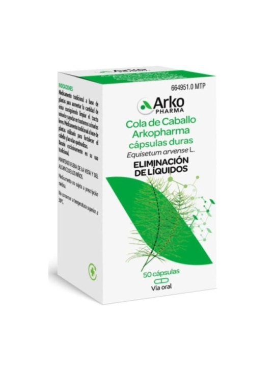 ARKOCAPSULAS COLA DE CABALLO 190 MG 50 CAPSULAS