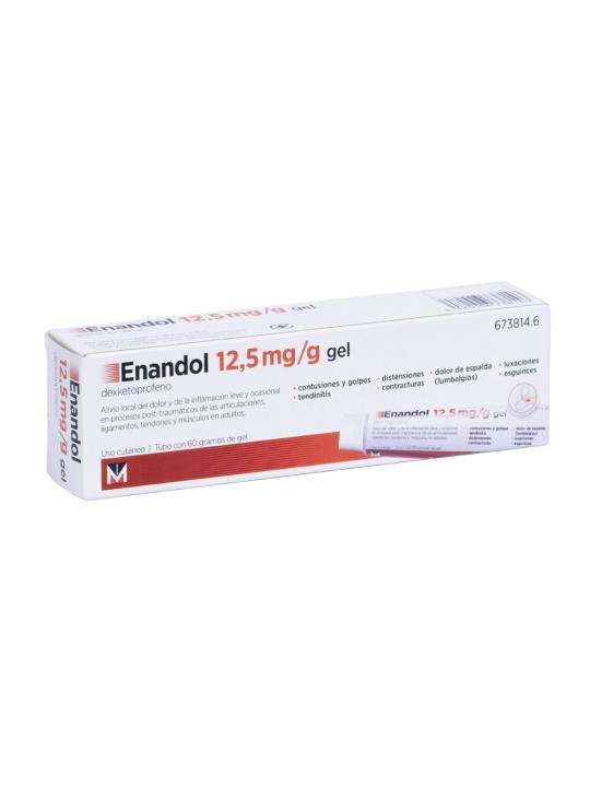 ENANDOL 12,5 MG/G GEL CUTANEO 1 TUBO 60 G