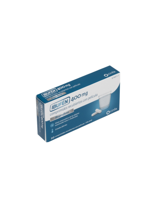 IBUFEN 400 MG 20 COMPRIMIDOS RECUBIERTOS