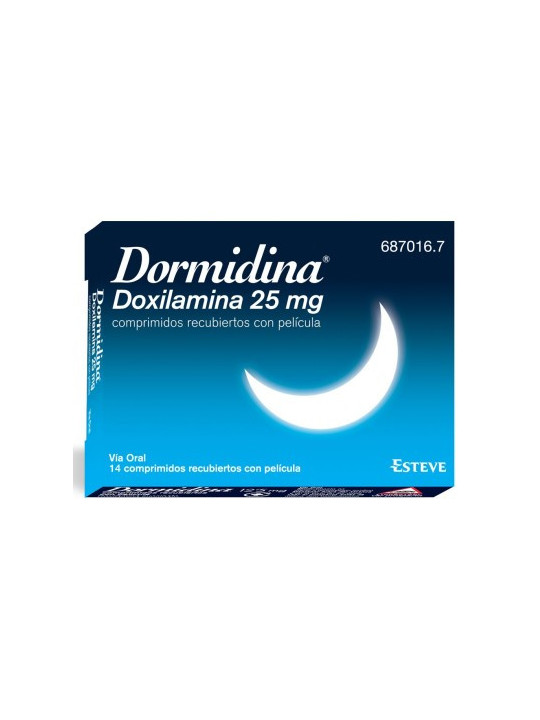DORMIDINA 25 MG 14 COMPRIMIDOS RECUBIERTOS