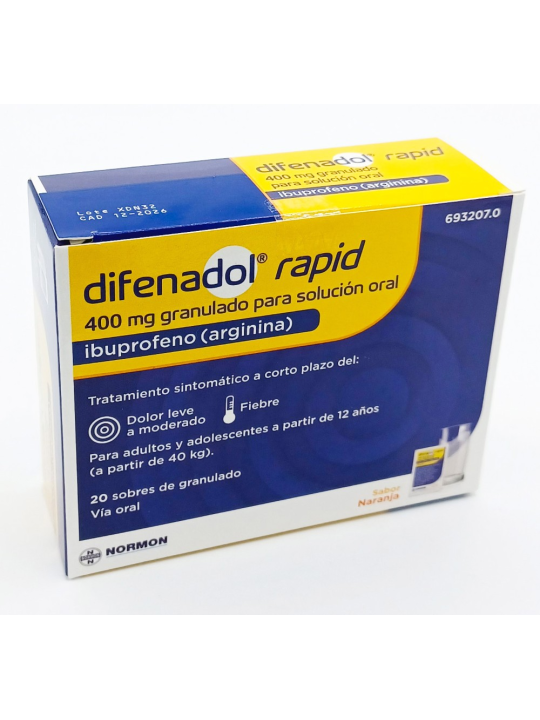 DIFENADOL RAPID EFG 400 MG 20 SOBRES GRANULADO P