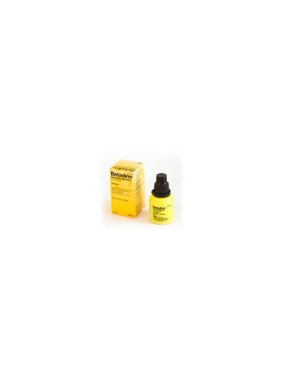 BETADINE 100 MG/ML SOLUCION CUTANEA 1 FRASCO 50