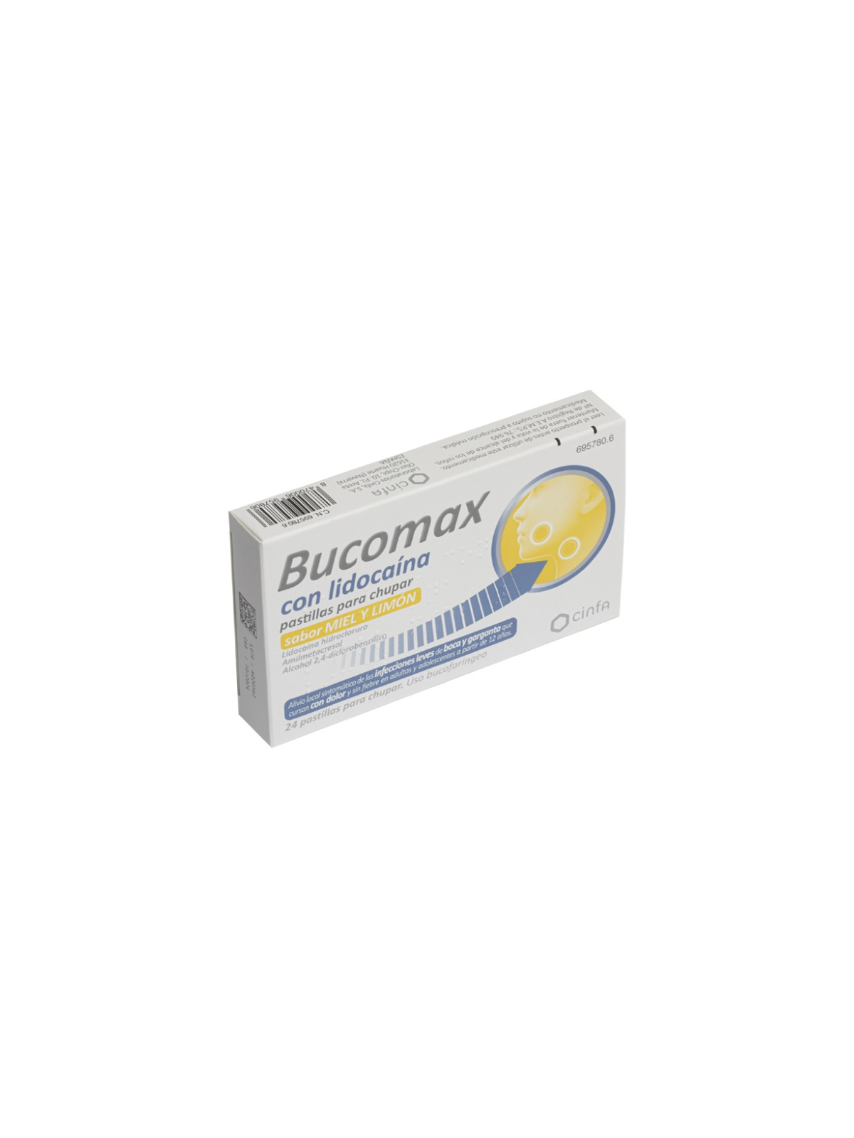 BUCOMAX CON LIDOCAINA 24 PASTILLAS PARA CHUPAR (