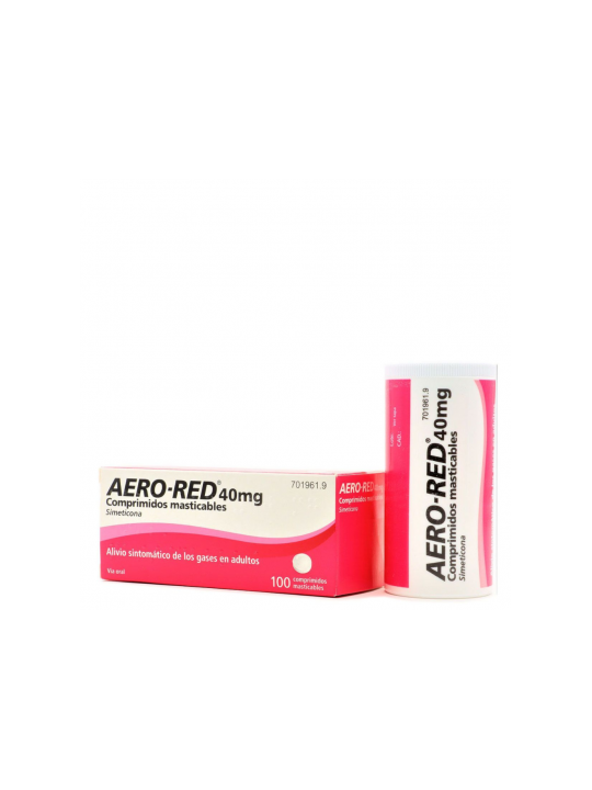 AERO RED 40 MG 100 COMPRIMIDOS MASTICABLES