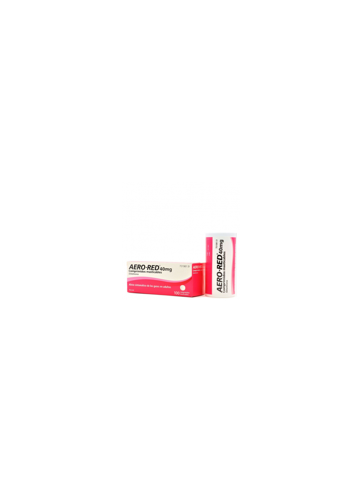 AERO RED 40 MG 100 COMPRIMIDOS MASTICABLES