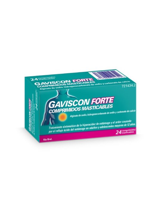 GAVISCON FORTE 48 COMPRIMIDOS MASTICABLES