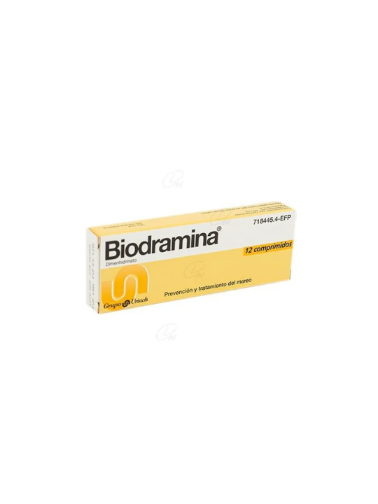 BIODRAMINA 50 MG 12 COMPRIMIDOS