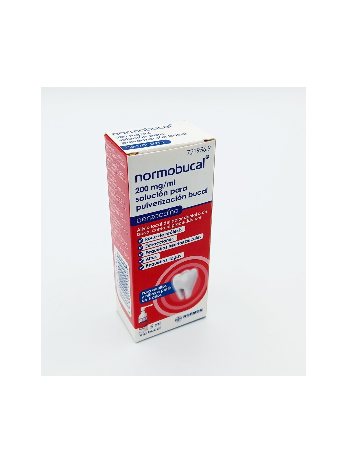 NORMOBUCAL 200 MG/ML SOLUCION PARA PULVERIZACION