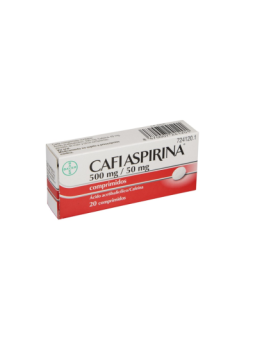 CAFIASPIRINA 500 MG/50 MG 20 COMPRIMIDOS