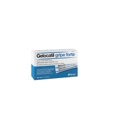 GELOCATIL GRIPE FORTE CON FENILEFRINA 10 SOBRES