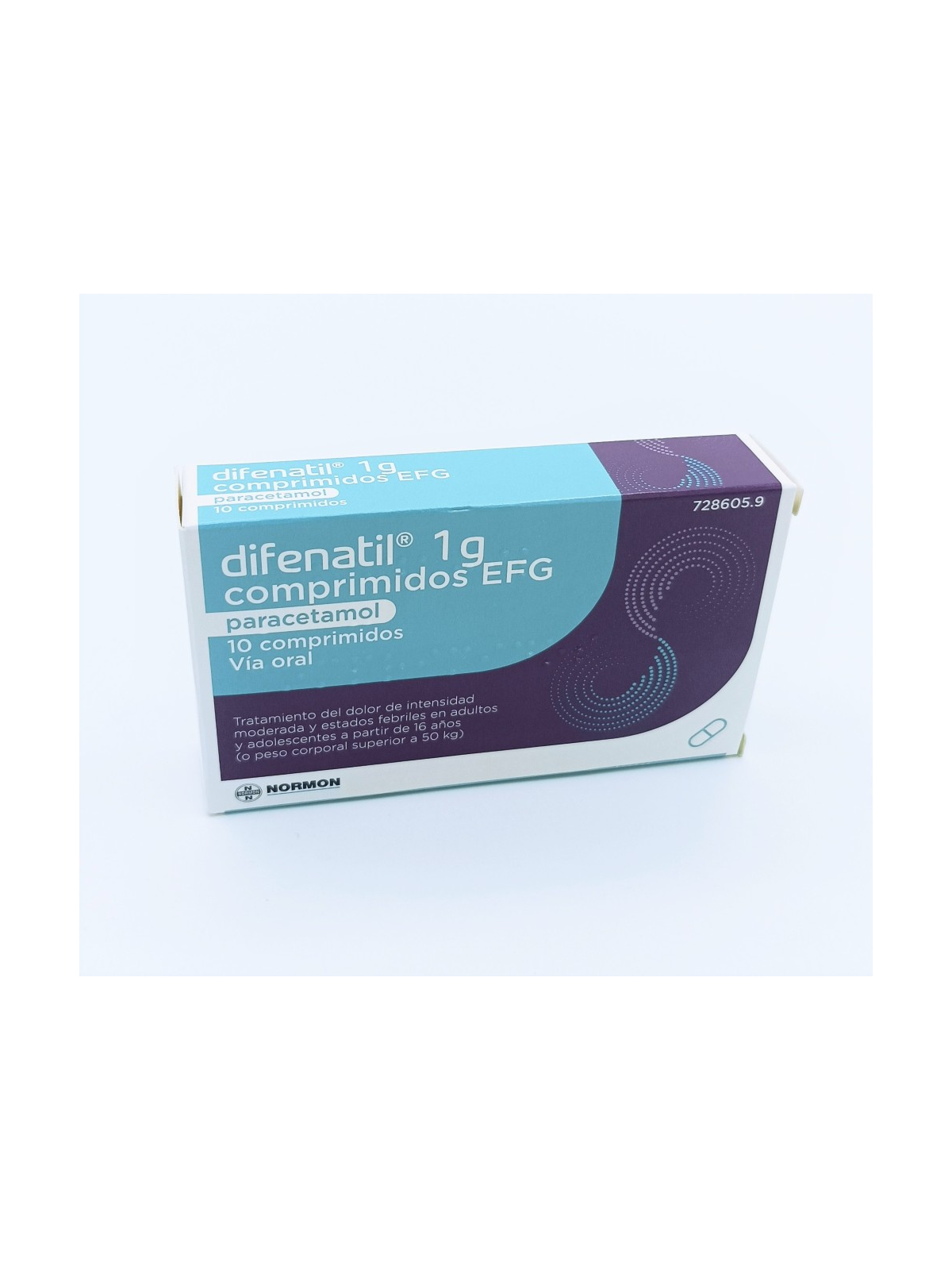 DIFENATIL 1 G 10 COMPRIMIDOS