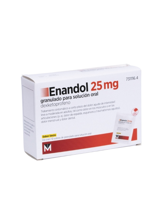 ENANDOL 25 MG 10 SOBRES GRANULADO PARA SOLUCION