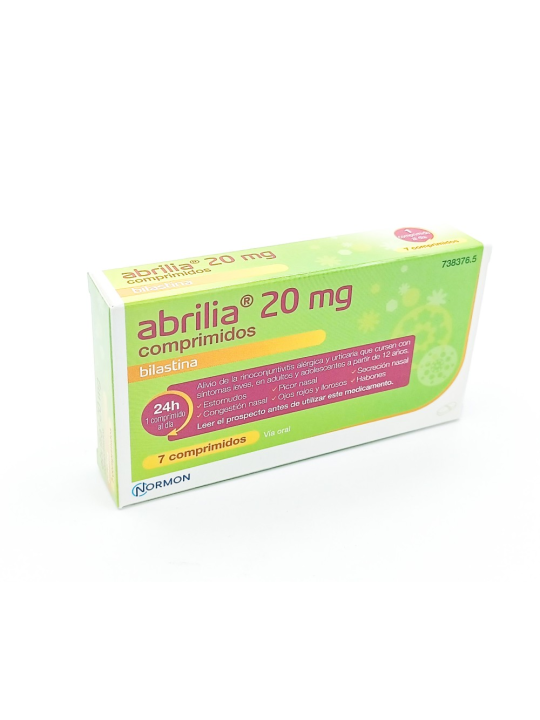 ABRILIA EFG 20 MG 7 COMPRIMIDOS (BLISTER AL/AL/P