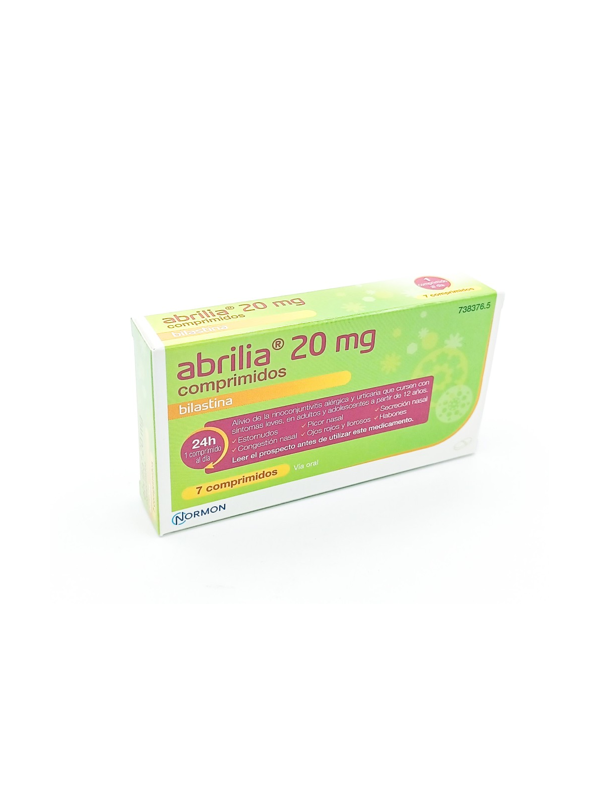 ABRILIA EFG 20 MG 7 COMPRIMIDOS (BLISTER AL/AL/P